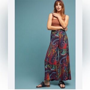 Anthropologie Ett TwaTakutea Wide Leg print pants, Size 0